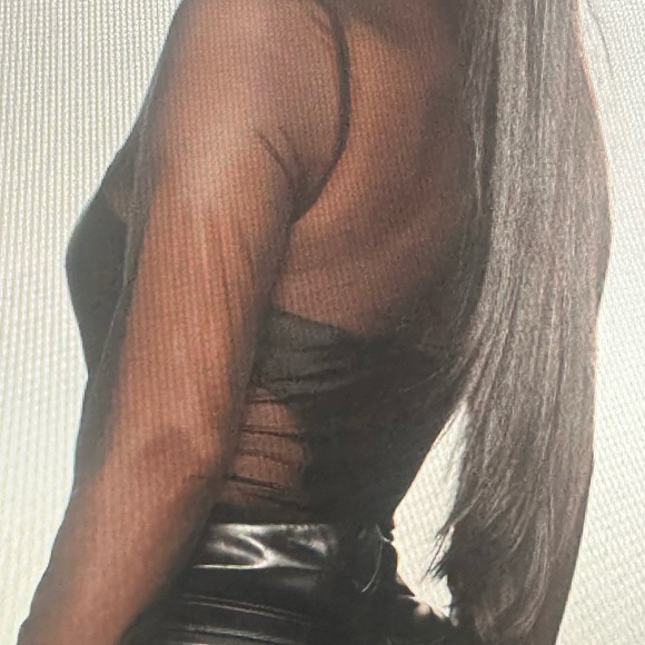 NWT Fashion Nova sheer illusion bodysuit- black. Size Large. - Picture 4 of 6